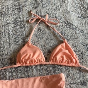 Vitamin A bikini - Nectar color. Ribbed.
